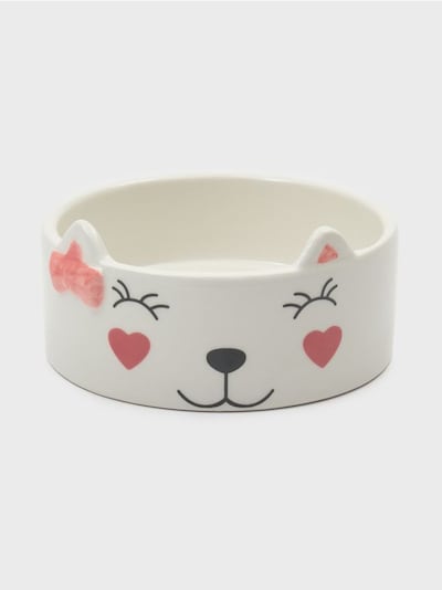 Keramička činija za životinje sa motivom mačke