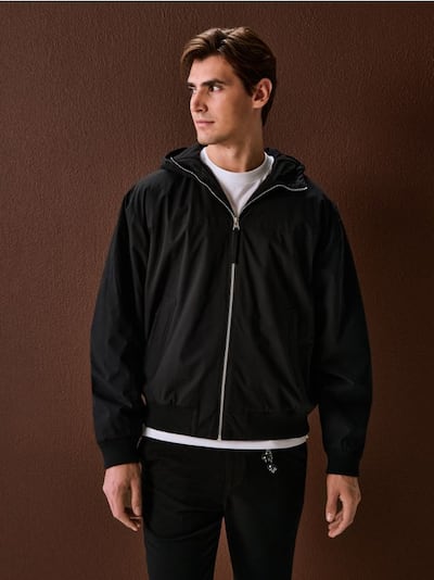 Bomber jakna s kapuljačom