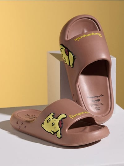Pjenaste papuče PomPomPurin