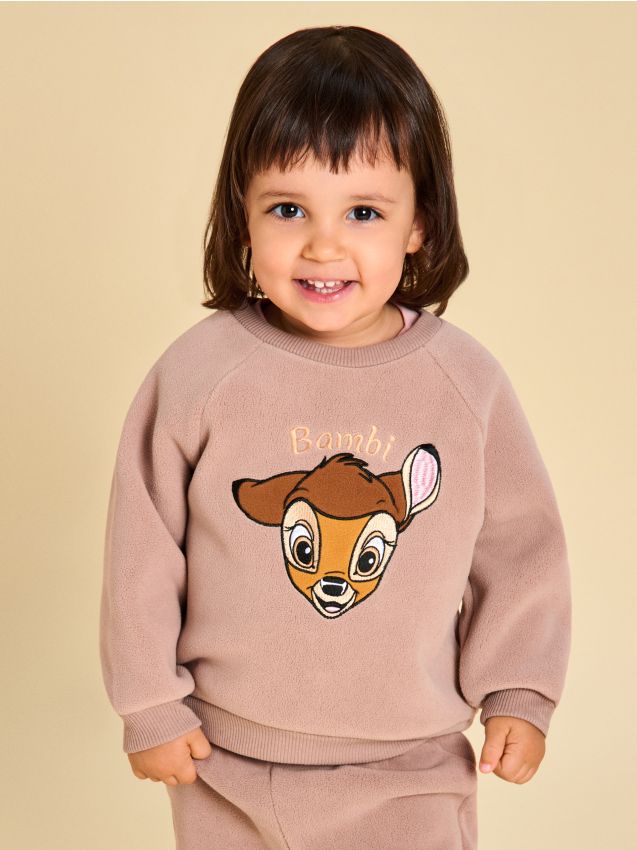 Sinsay - Bluză sport Bambi - cafeniu
