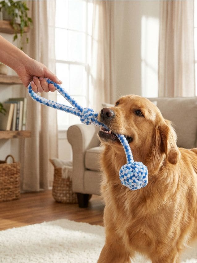 Sinsay - Jucărie de tras pentru câini - light blue