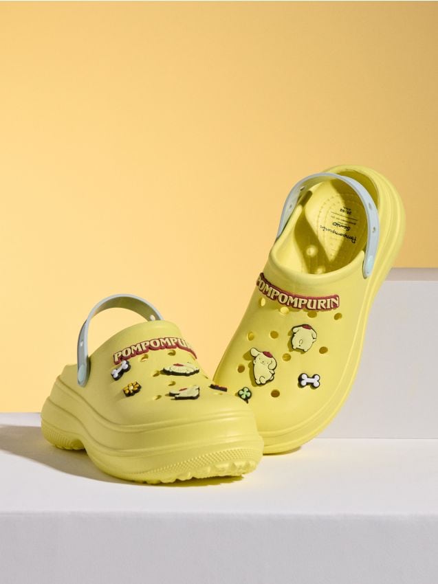 Zoccoli PomPomPurin - giallo chiaro