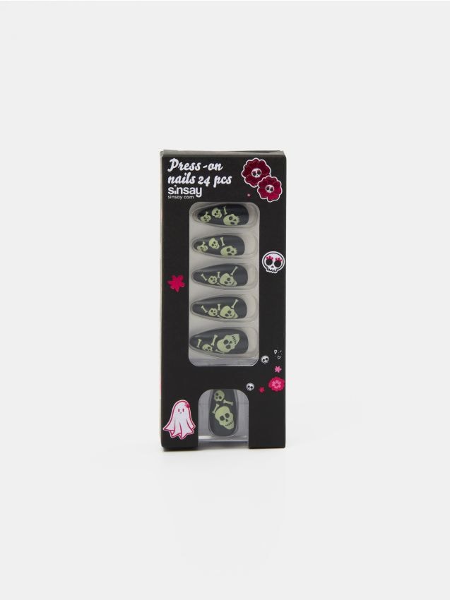 Sinsay - Umelé nechty 24 pack - viacfarebná