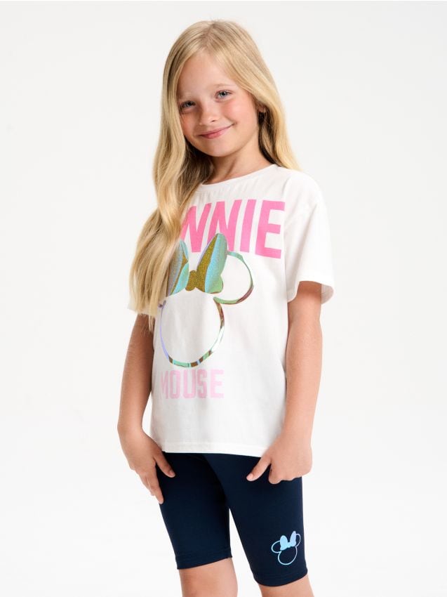 Sinsay - Koszulka Minnie Mouse - wielobarwny