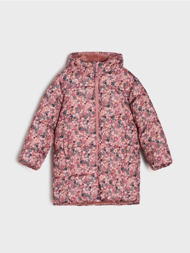 Sinsay - Geacă puffer matlasată cu glugă - multicolor