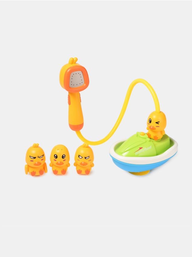 Sinsay - Gumené kačičky so sprchovou hlavicou na hranie vo vani - žltá