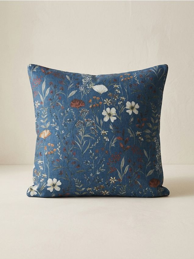 Sinsay - Față de pernă cu model floral - multicolor