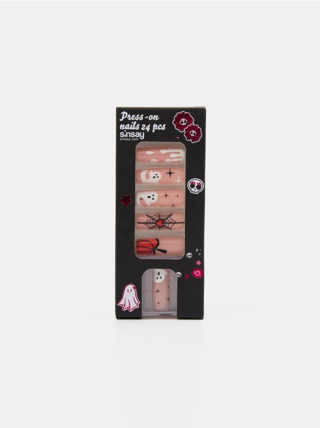 Sinsay - Umelé nechty 24 pack - viacfarebná