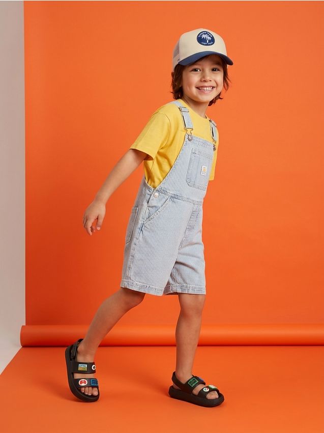 Sinsay - Salopetă scurtă de blugi - albastru