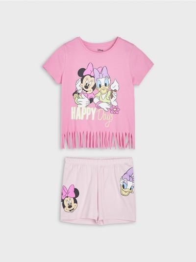 Комплект тениска и къси панталони Disney