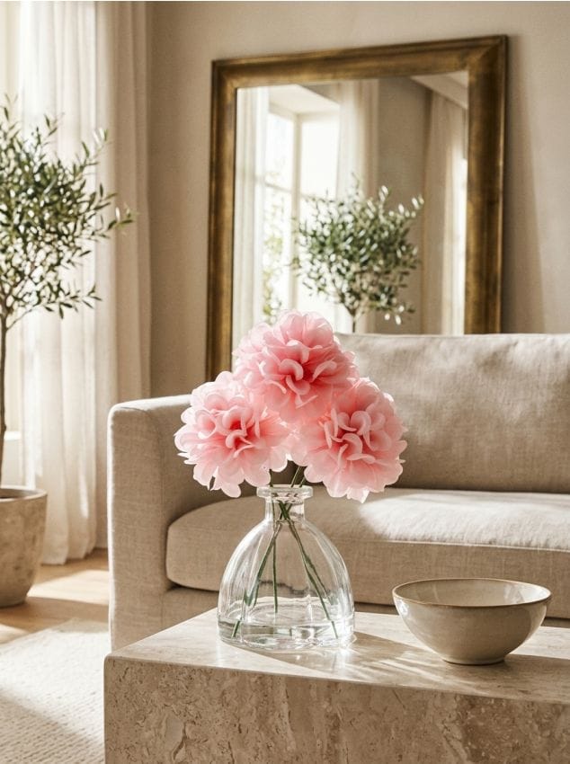 Sinsay - Plantă artificială decorativă - roz-pastel