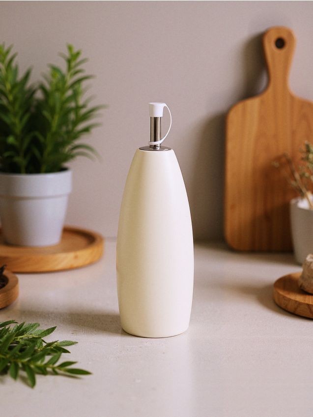 Sinsay - Fľaška na olej - krémová