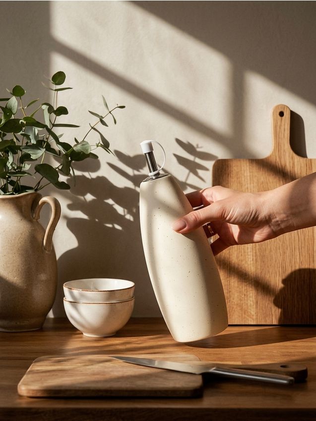 Sinsay - Dozator de ulei de măsline - crem