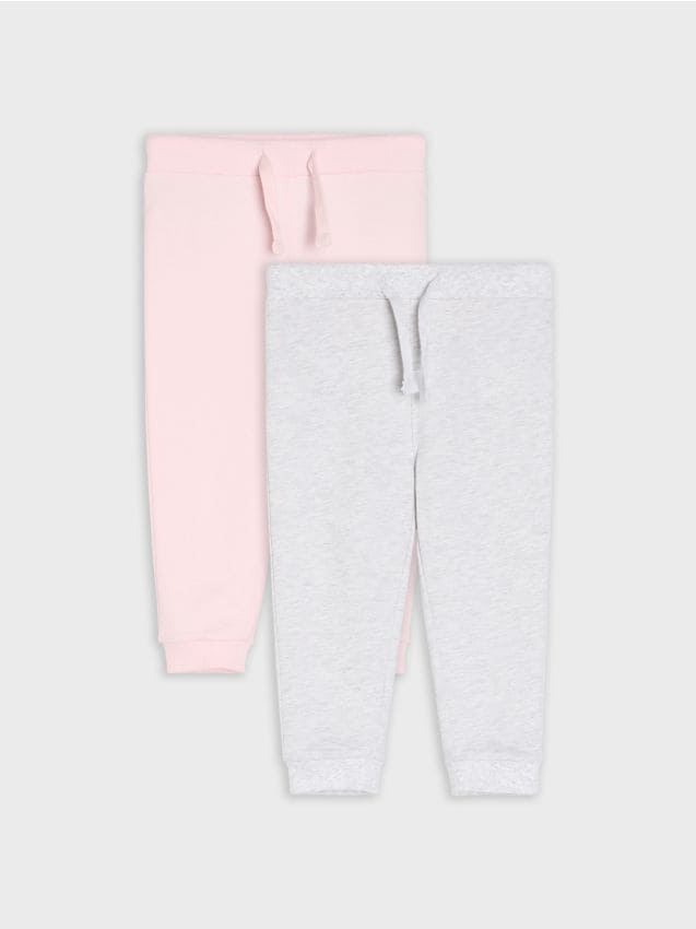 Sinsay - Set de 2 perechi de pantaloni sport jogger - roz