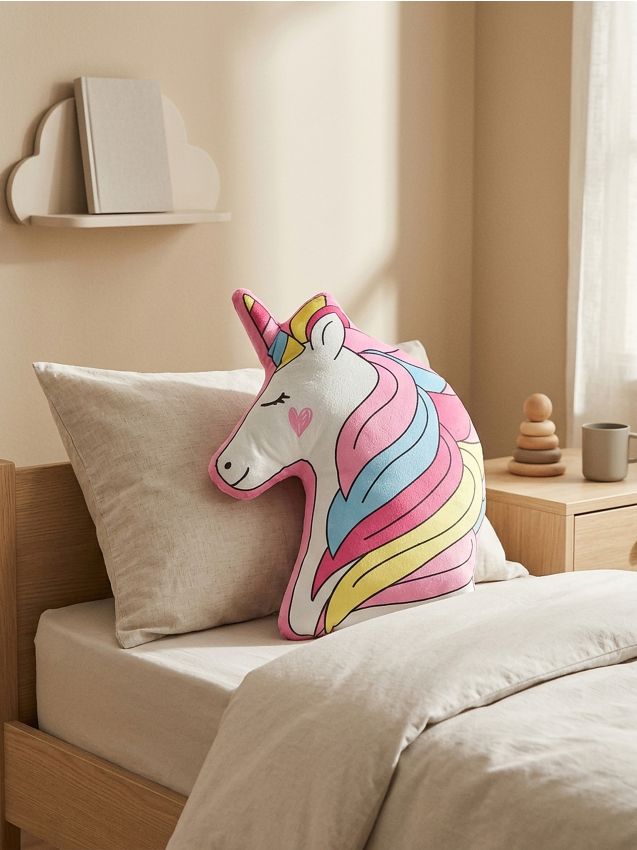 Sinsay - Pernă decorativă în formă de unicorn - multicolor