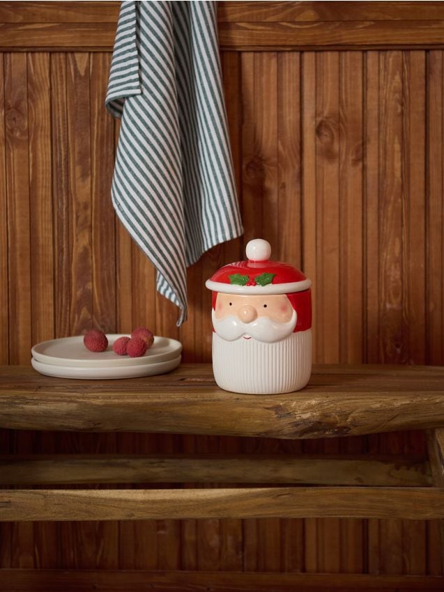 Sinsay - Dekoratívny zásobník v tvare Santa Clausa - viacfarebná