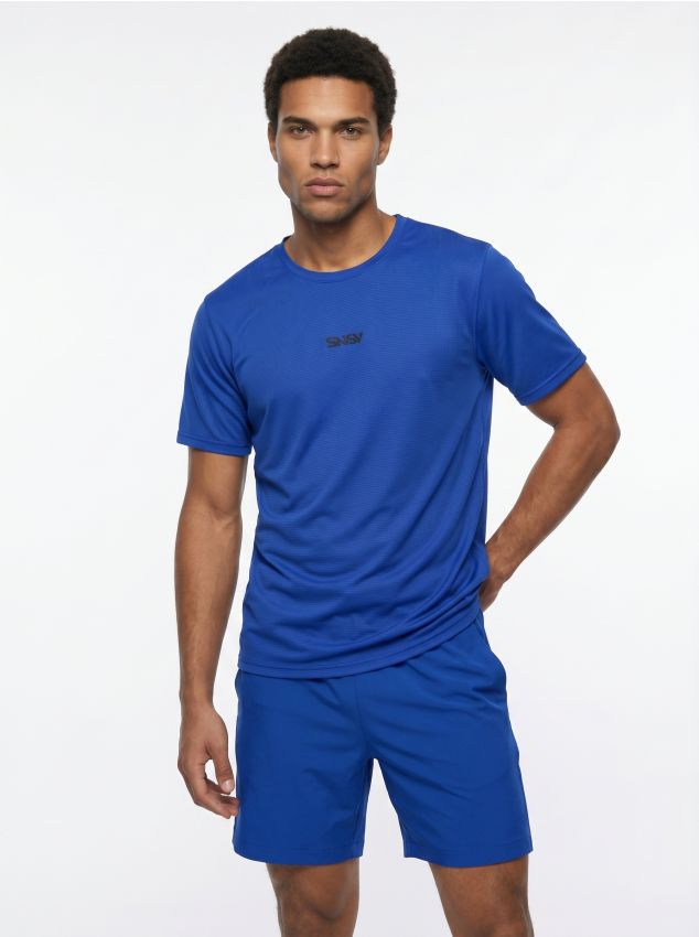 Sinsay - Pantaloni scurți sport SNSY PERFORMANCE - albastru
