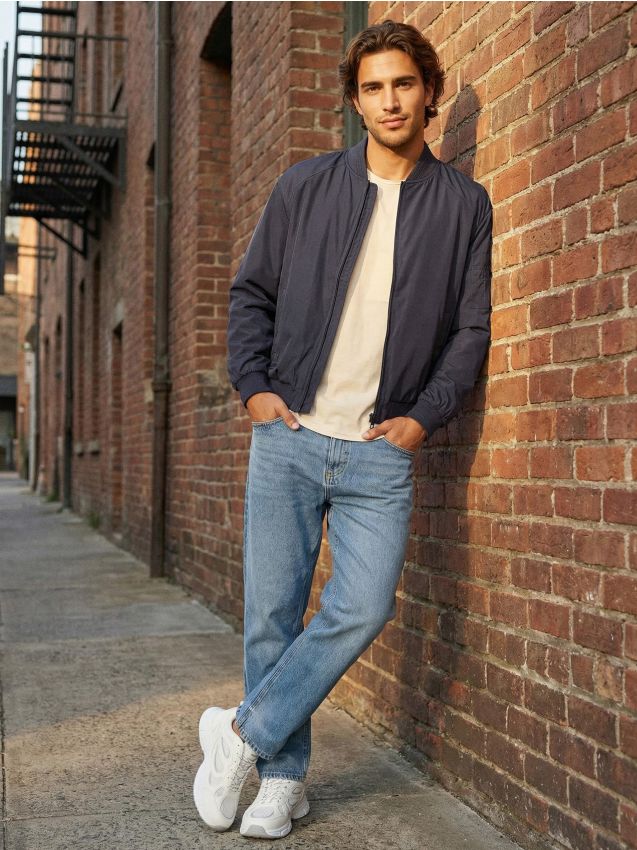 Sinsay - Geacă bomber - bleumarin