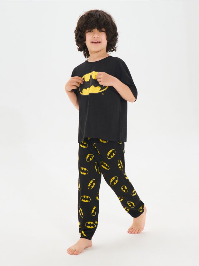 Sinsay - Pijama oversize din bumbac, din două piese Batman - altele