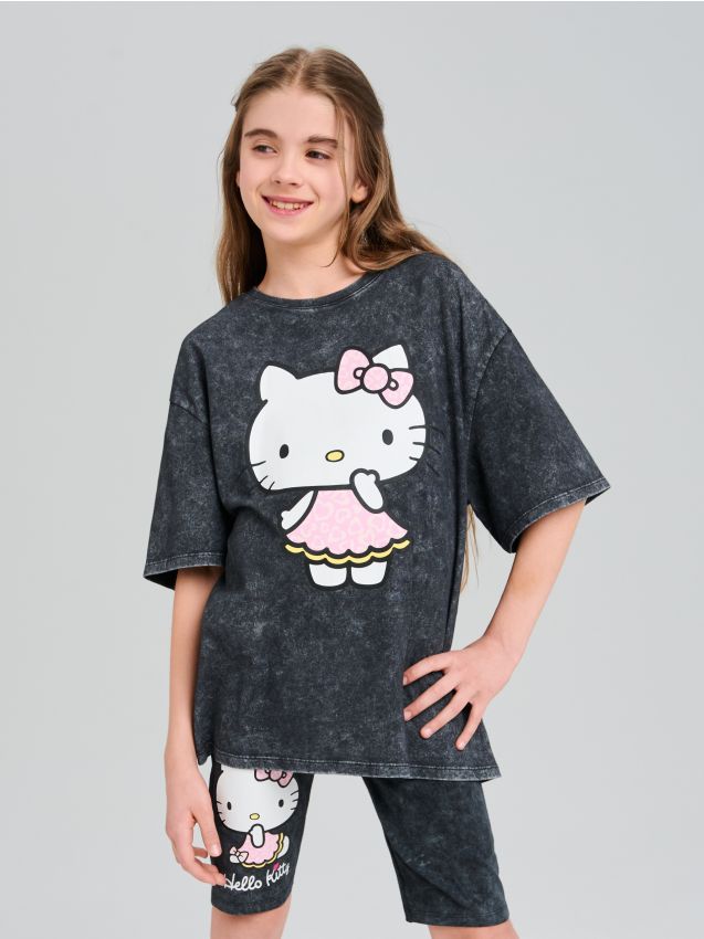 Krótkie legginsy Hello Kitty - SINSAY