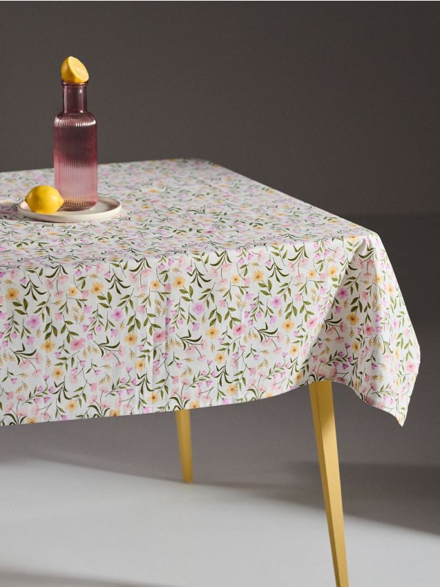 Sinsay - Față de masă cu model floral - multicolor