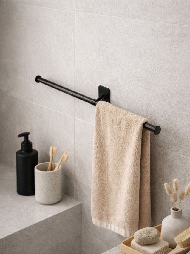 Sinsay - Cuier de baie montat pe perete - negru