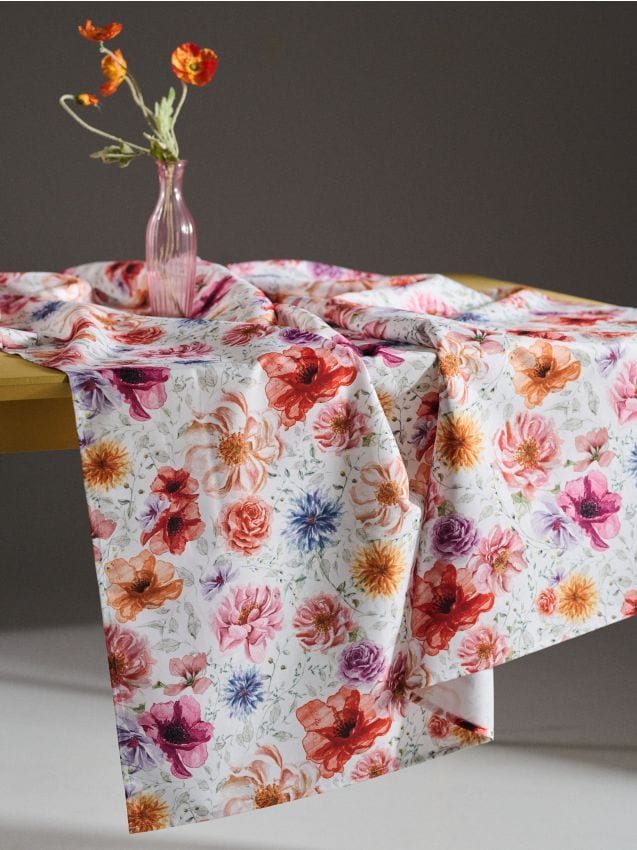 Sinsay - Față de masă cu model floral - multicolor