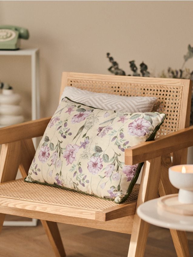 Sinsay - Pernă decorativă cu flori - multicolor