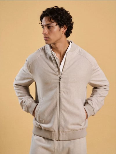 Bomber jacket από βισκόζη