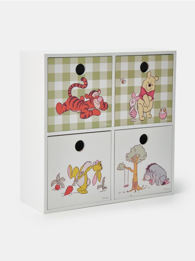 Organizzatore con cassetti Winnie the Pooh - bianco