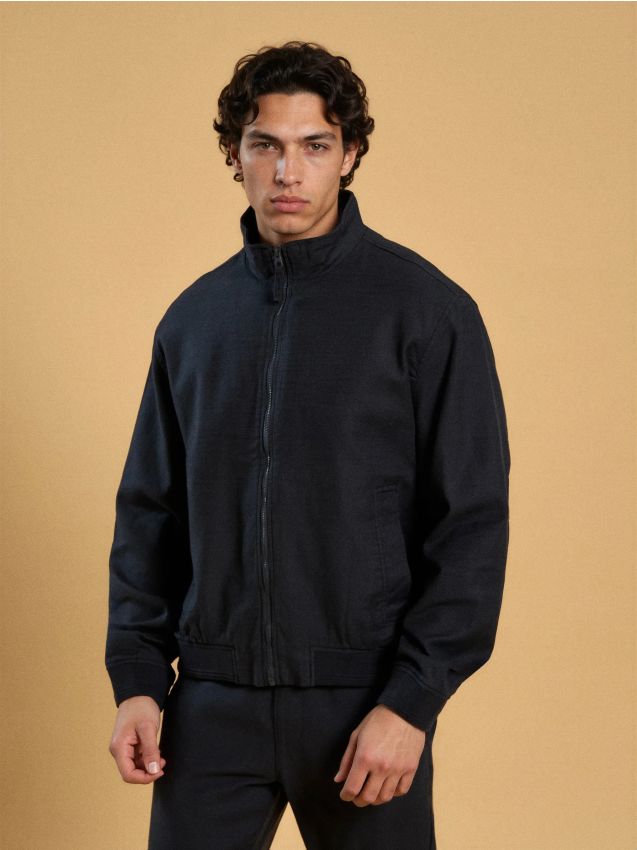 Sinsay - Geacă bomber - albastru metalizat