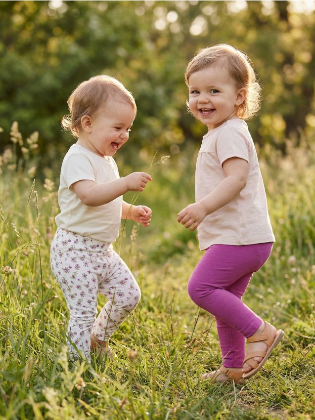 Sinsay - Set 2 colanți din bumbac - alb