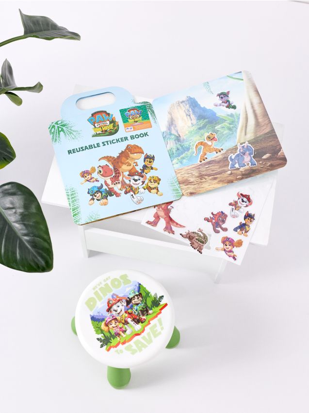 Sinsay - Carte cu stickere reutilizabile PAW Patrol - light blue