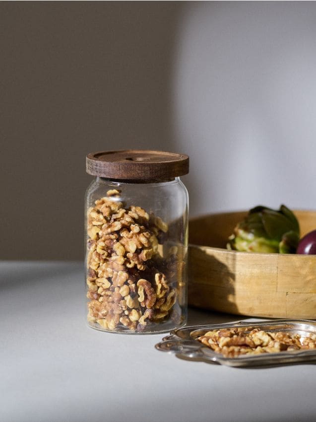 Sinsay - Recipient de sticlă pentru alimente cu capac - clear