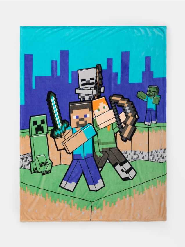Sinsay - Pătură Minecraft - multicolor