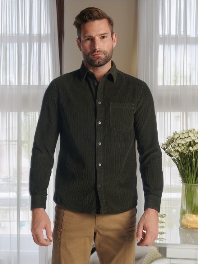 Sinsay - Košeľa - hnedozelená