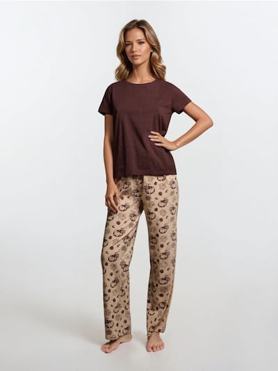 Βαμβακερή πιτζάμα δύο τεμαχίων