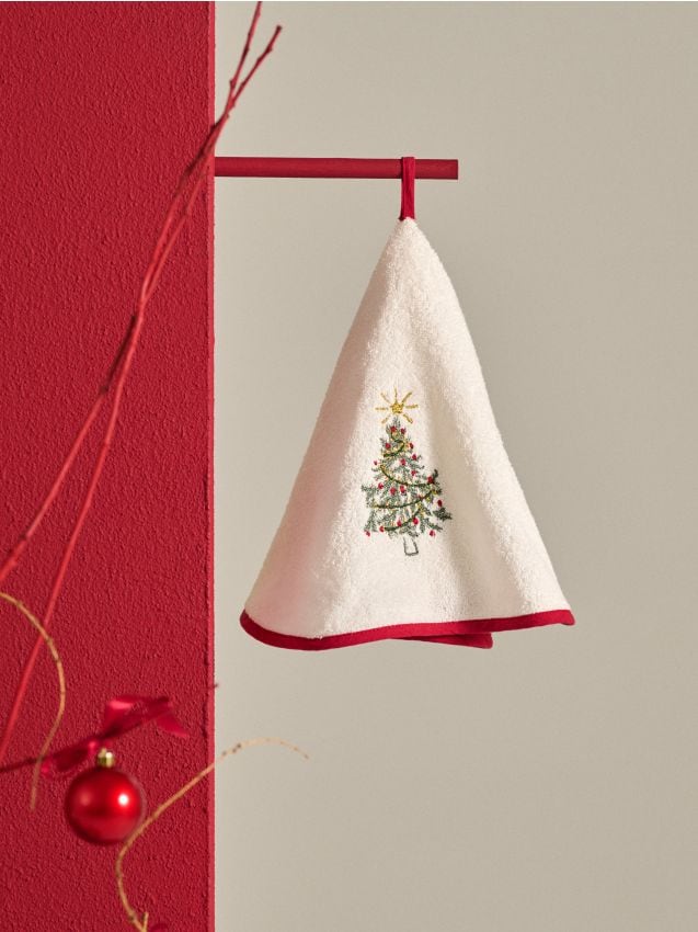 Sinsay - Uterák s vianočným vzorom - škoricovo červená