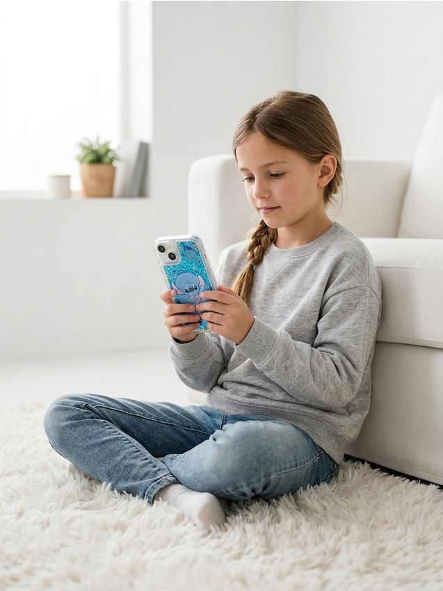 Sinsay - Husă pentru iPhone 13/14 Stitch - light blue