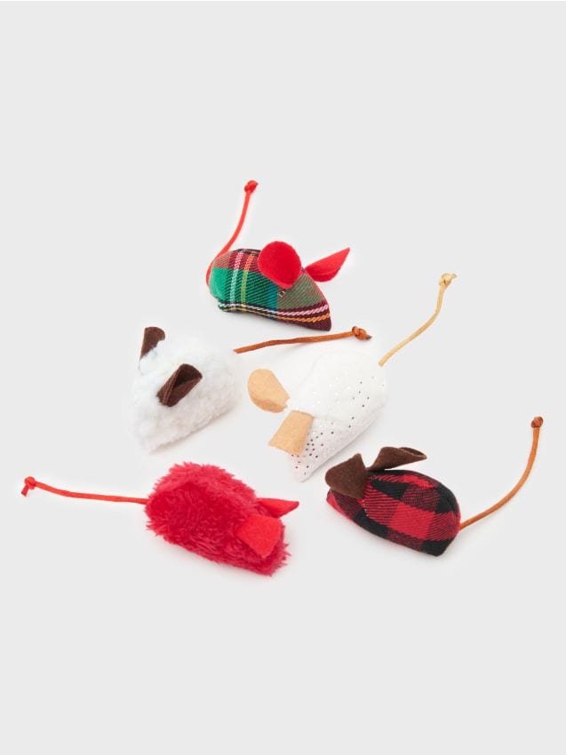 Sinsay - Hračky pre mačku 5 ks - červená