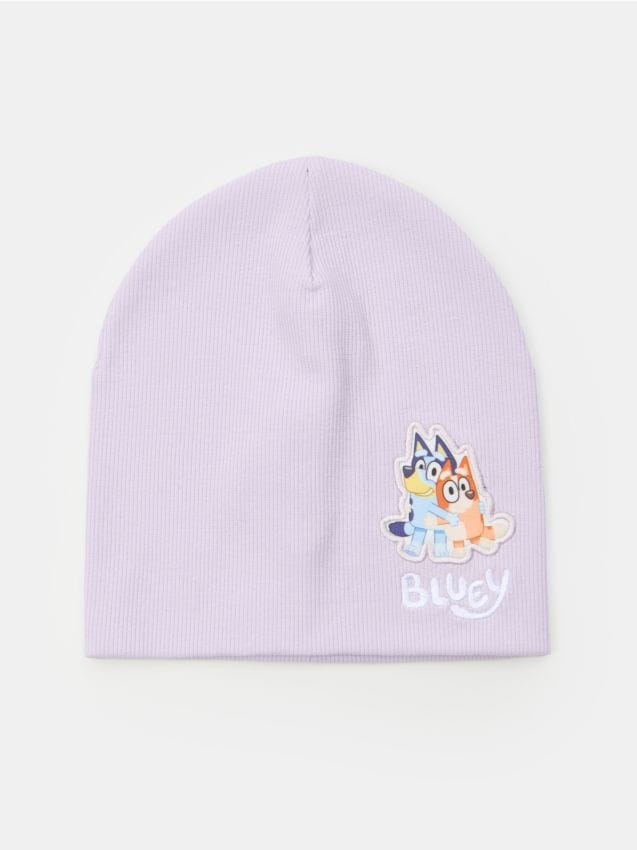 Sinsay - Čiapka beanie Bluey - levanduľová