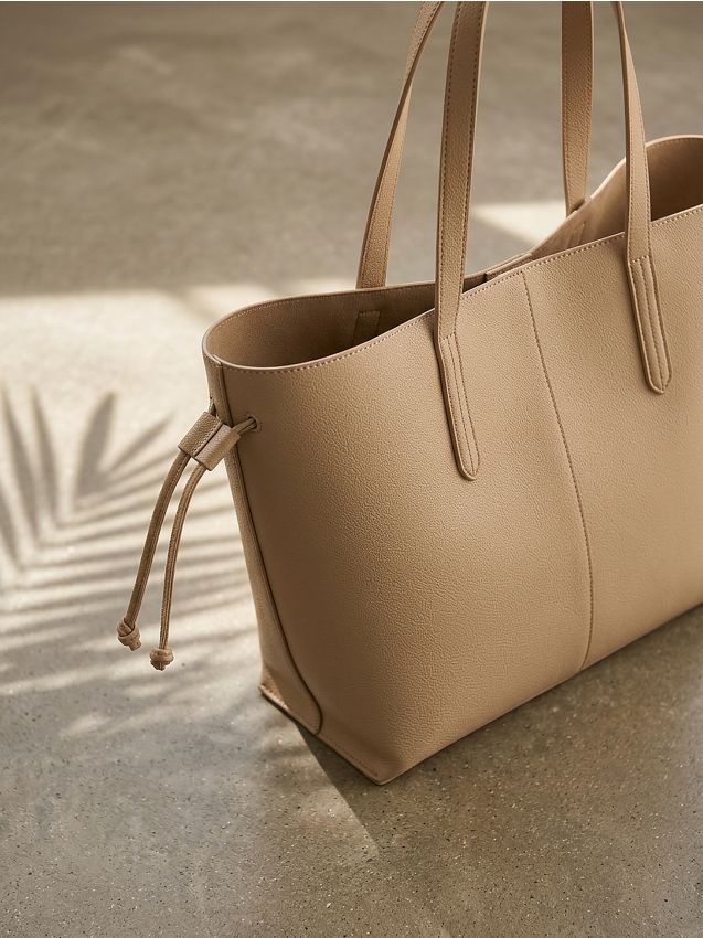 Sinsay - Geantă mare tip shopper - bej