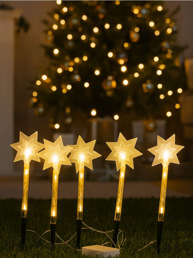 Sinsay - Vianočné LED svetielka - krémová