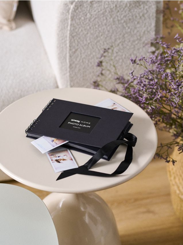 Sinsay - Album foto cu fundiță - negru