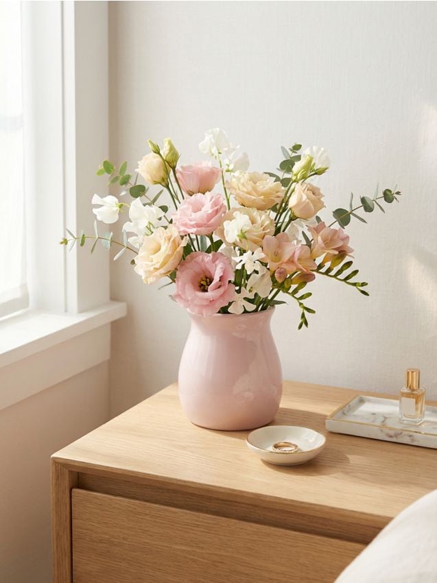 Sinsay - Vază ceramică - violet-orhidee