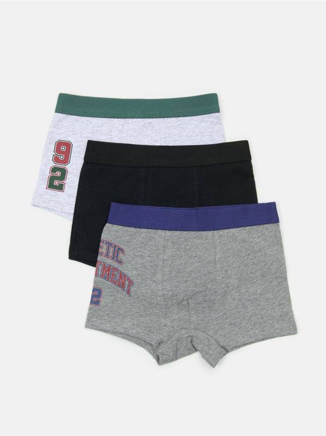 Sinsay - Boxeri din bumbac 3 pack - multicolor