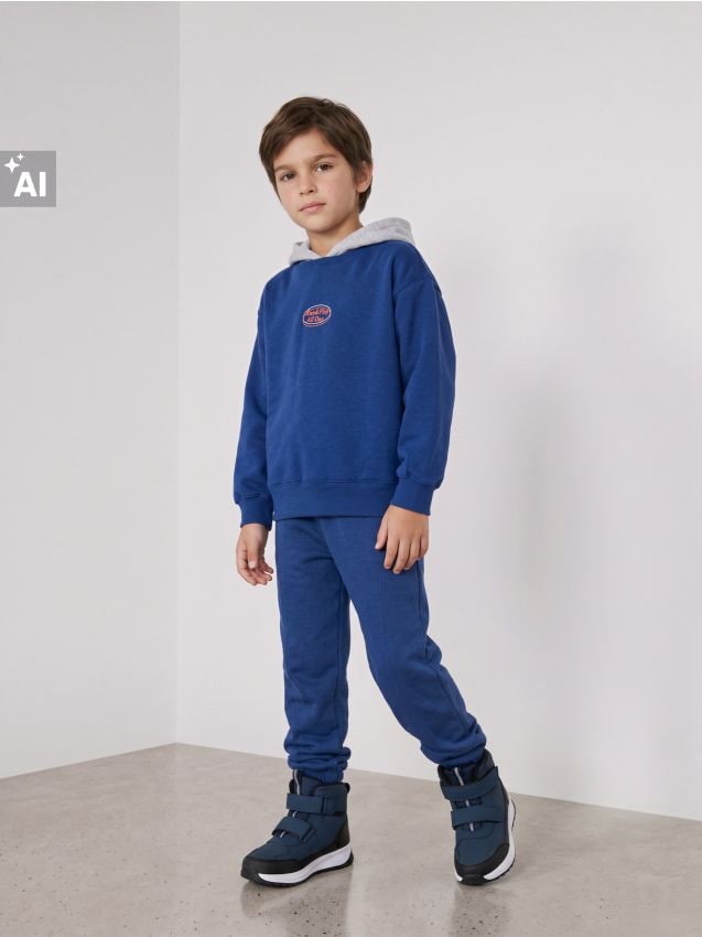 Sinsay - Hanorac cu bumbac - multicolor