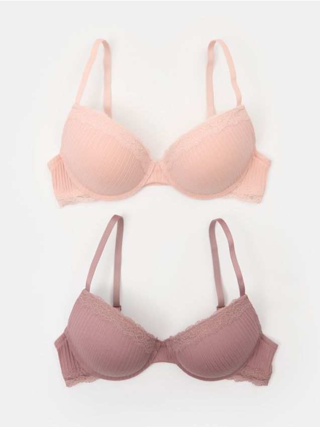 Sinsay - Push up podprsenka 2 pack - viacfarebná