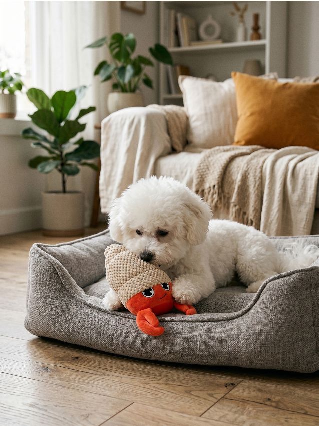 Sinsay - Jucărie de pluș pentru câine cu squeaker în formă de crab - corai