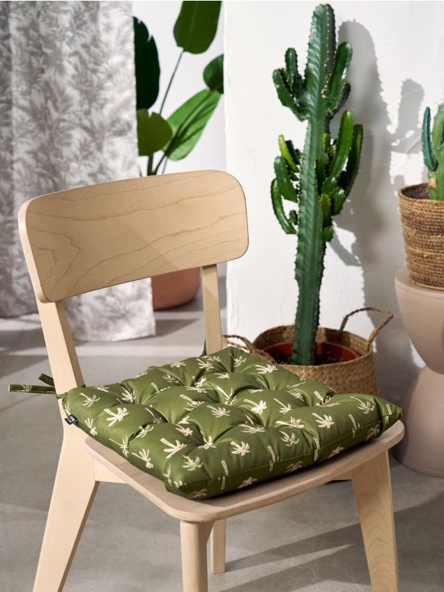 Sinsay - Perna pentru scaun cu model de palme - verde